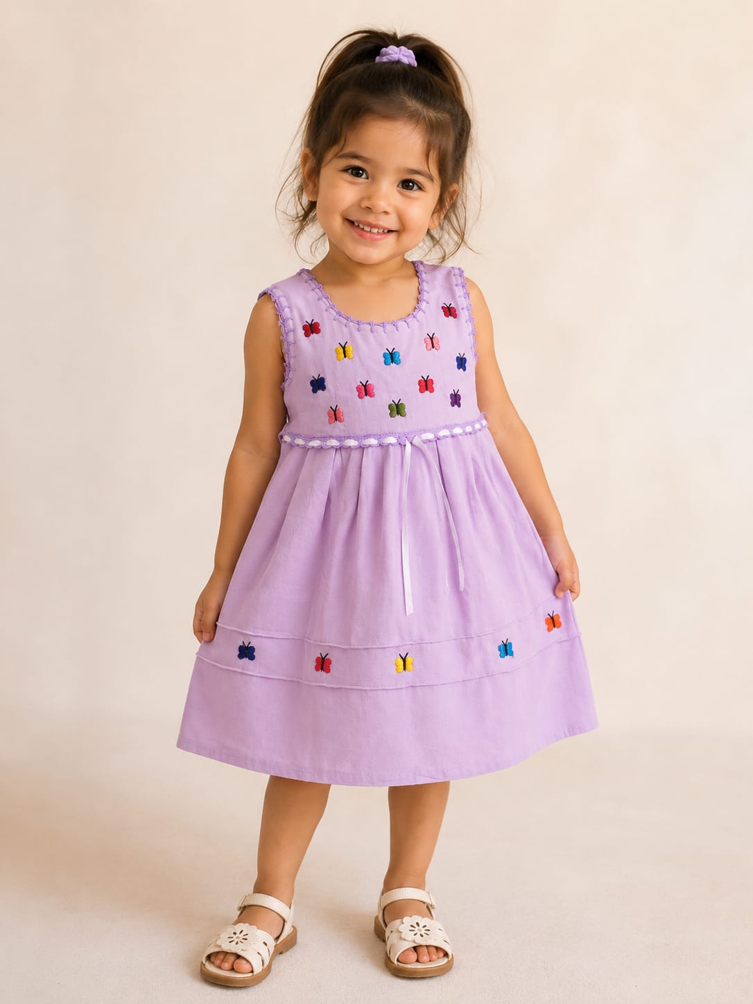 Handmade Girls Dress – Vibrant Colors