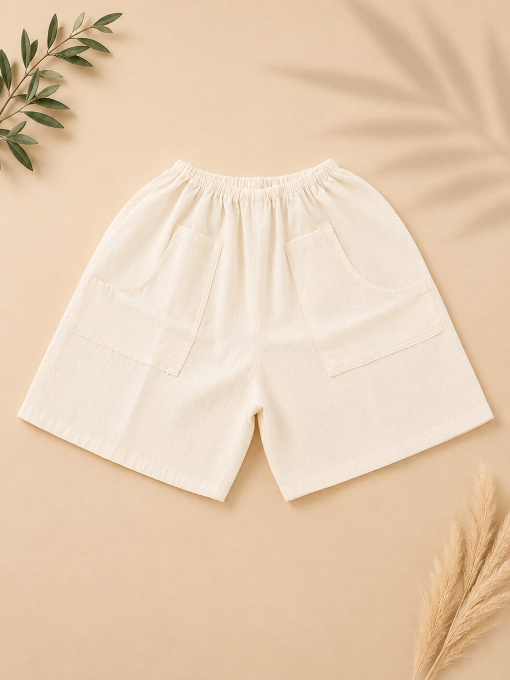 Handmade Boys' Embroidered Linen Set | Cream Color | Oaxaca Artisan Collection