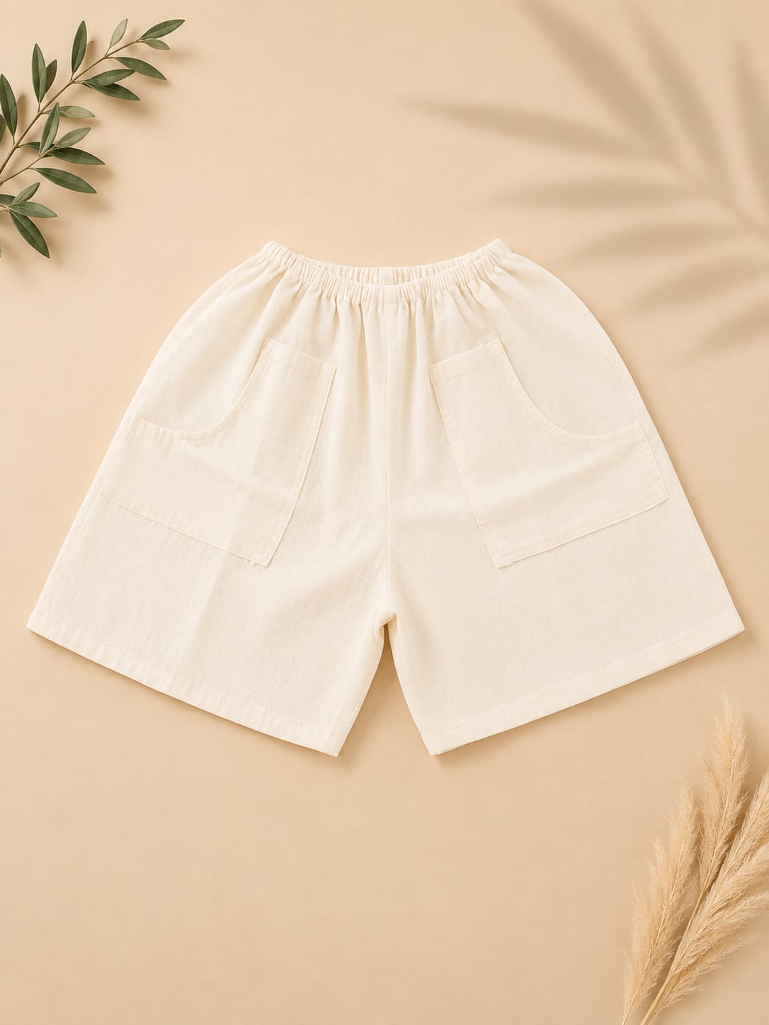 Handmade Boys' Embroidered Linen Set | Cream Color | Oaxaca Artisan Collection