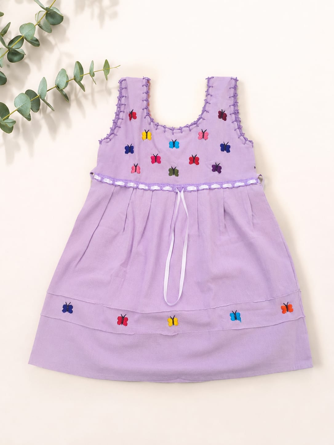 Handmade Girls Dress – Vibrant Colors